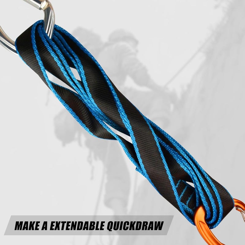 TFTICFH 25mm Climbing Sling Runner- 29kN CE Tubular Webbing- Heavy Duty Strap for Arborist, Firefighter Rescue, Rock Climbing, Rappelling, Rigging, Swing,Hanging,Yoga Hammock,Tree Work - Image 4